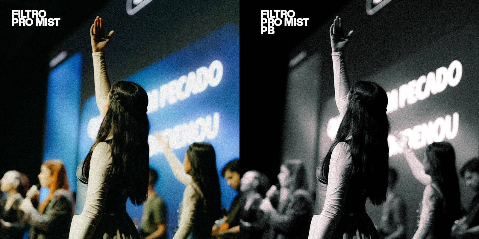 Antes e Depois Preto e Branco